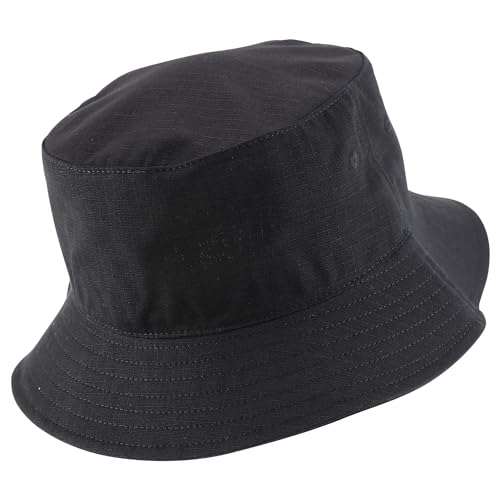 Trendy Apparel Shop Short Brim Ripstop Lariat Bucket Hat