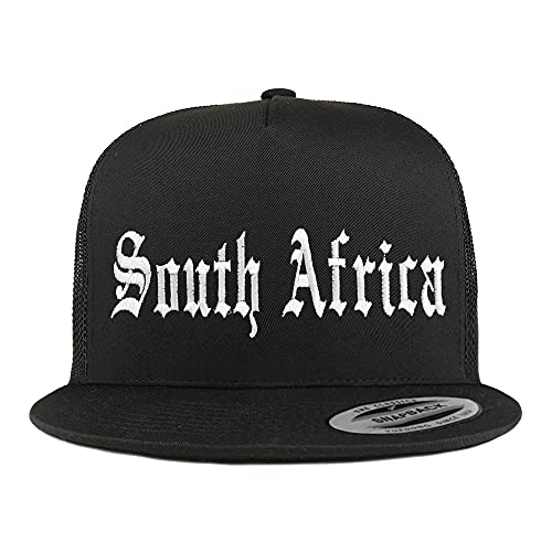 Trendy Apparel Shop South Africa Old English 5 Panel Flatbill Trucker Cap