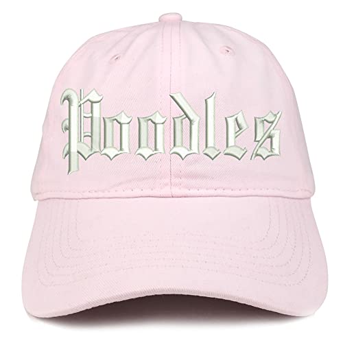 Trendy Apparel Shop Old English Poodles Low Profile Soft Cotton Baseball Cap