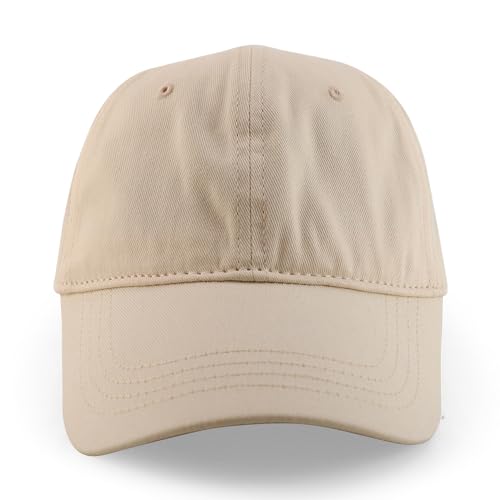 Trendy Apparel Shop Oversize XL Casual Plain 6 Panel Unstructured Cotton Dad Hat