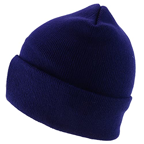 Trendy Apparel Shop LED Light Rechargeable Winter Long Cuff Beanie