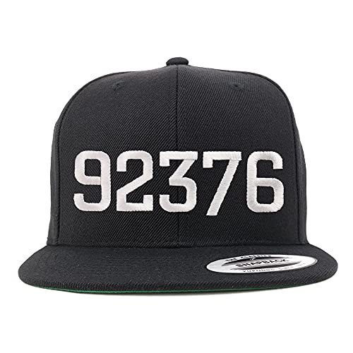 Trendy Apparel Shop 92376 Rialto CA Old English Embroidered Flatbill Snapback