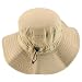 Trendy Apparel Shop Outdoor Large Brim Micro Mesh Performance Boonie Bucket Hat with Strap