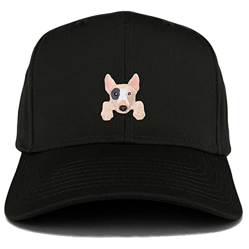 Trendy Apparel Shop Bull Terrier Patch Strutured Baseball Cap