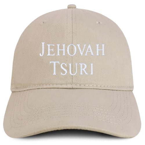 Trendy Apparel Shop Jehovah Tsuri Embroidered Soft Cotton Baseball Cap
