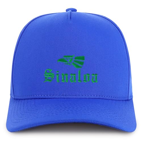 Trendy Apparel Shop Sinaloa City of Mexico Embroidered 5 Panel Structured Baseball Cap
