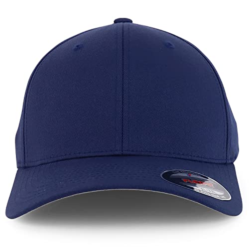 Trendy Apparel Shop Original Flexfit Oversized Baseball Fitted Cap - Fitted Up to 4XL