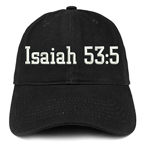 Trendy Apparel Shop Isaiah 53:5 Low Profile Soft Cotton Baseball Cap