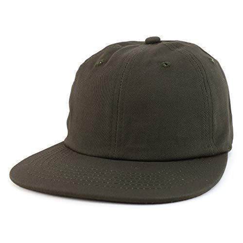 Trendy Apparel Shop Plain Casual Solid Color Low Profile Cotton Snapback Cap