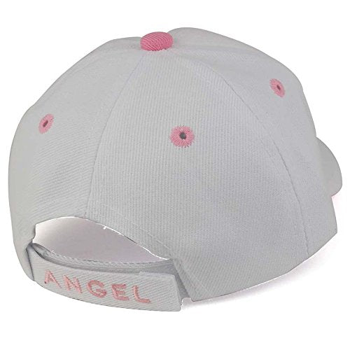 Trendy Apparel Shop Infant Size Angel 3D Embroidered Adjustable Baseball Cap