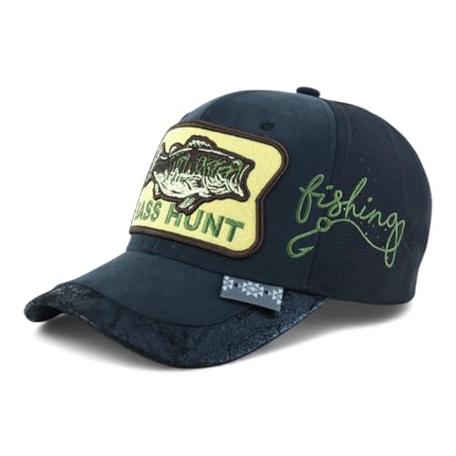 Trendy Apparel Shop Bass Embroidered Mesh Back Baseball Cap