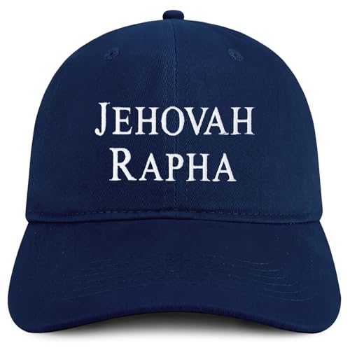 Trendy Apparel Shop Jehovah Rapha Embroidered Soft Cotton Baseball Cap
