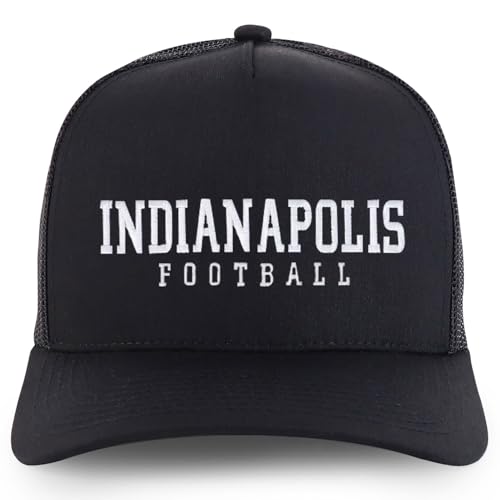 Trendy Apparel Shop Indianapolis Embroidered 5 Panel Snapback Trucker Cap