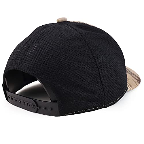 Trendy Apparel Shop Performance Camouflage Mesh Back Trucker Snapback Cap