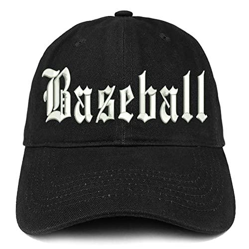 Trendy Apparel Shop Old English Baseball Low Profile Soft Cotton Baseball Cap