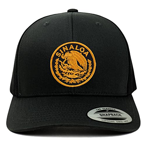 Trendy Apparel Shop Sinaloa Mexico Patch 6 Panel Trucker Mesh Cap