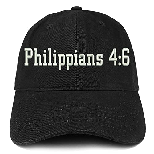 Trendy Apparel Shop Philippians 4:6 Low Profile Soft Cotton Baseball Cap