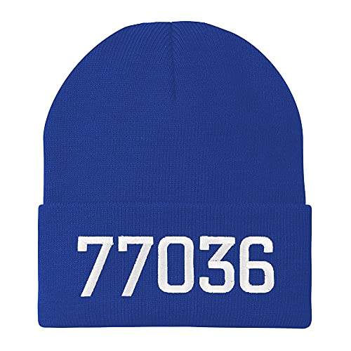 Trendy Apparel Shop 77036 Houston TX Old English Embroidered Long Cuff Beanie