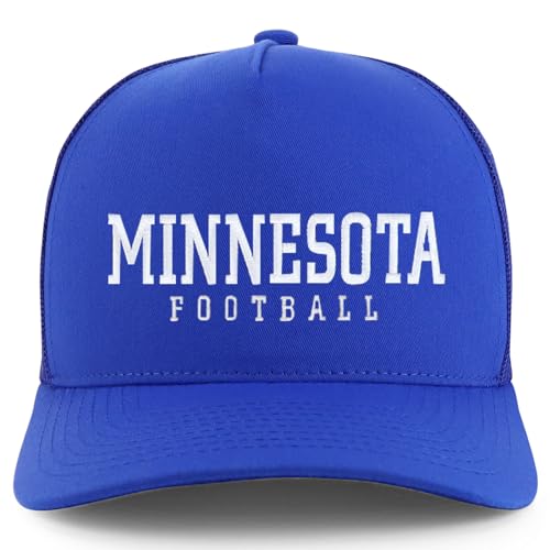 Trendy Apparel Shop Minnesota Embroidered 5 Panel Snapback Trucker Cap