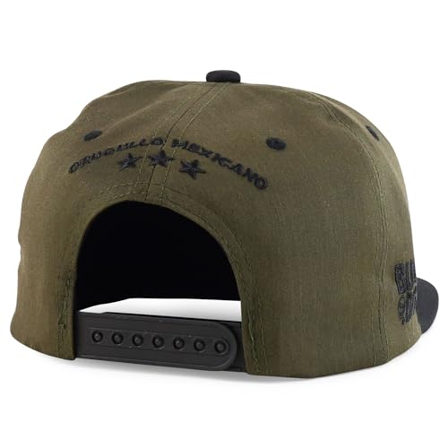 Trendy Apparel Shop 3D Mexico Embroidered Structured Flat Bill Snapback Cap