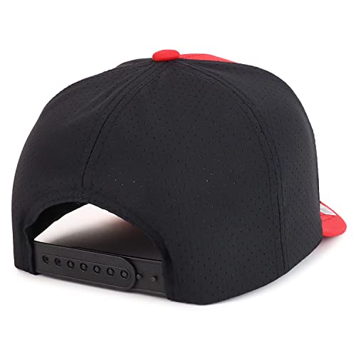 Trendy Apparel Shop Rodeo Embroidered Curved Bill Laser Punching Back Baseball Cap