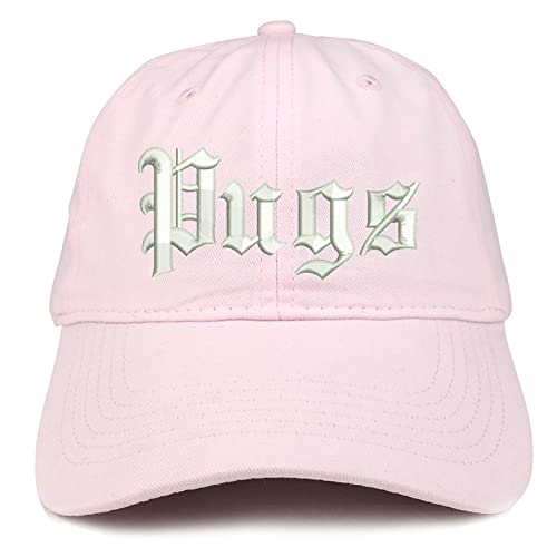 Trendy Apparel Shop Old English Pugs Low Profile Soft Cotton Baseball Cap