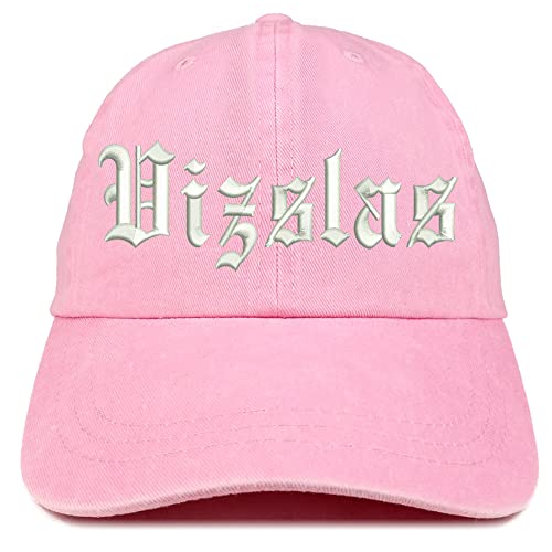 Trendy Apparel Shop Old English Vizslas Washed Pigment Dyed Baseball Cap