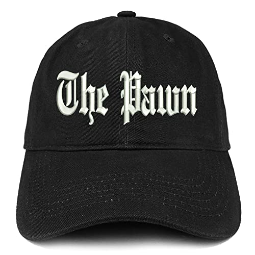 Trendy Apparel Shop The Pawn Old English Low Profile Soft Cotton Baseball Cap