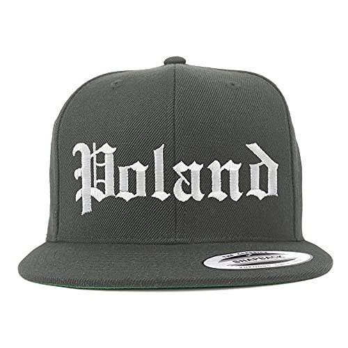 Trendy Apparel Shop Poland Old English Embroidered Flatbill Snapback