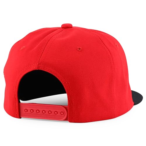 Trendy Apparel Shop Mexico States with Eagle Embroidered Flatbill Snapback Cap