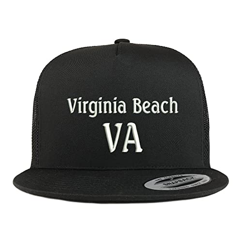 Trendy Apparel Shop Virginia Beach VA Embroidered 5 Panel Flatbill Trucker Cap