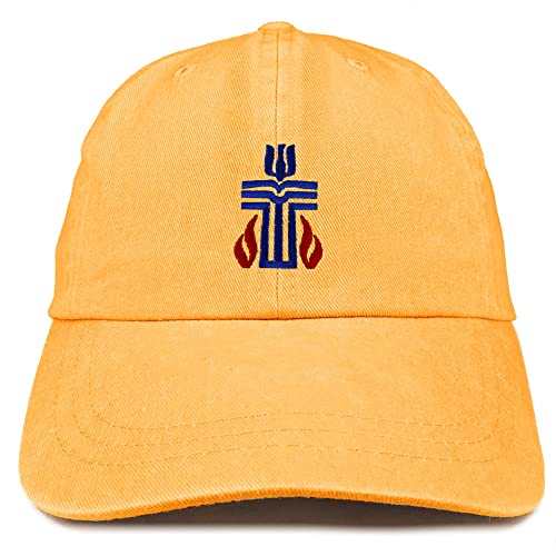 Trendy Apparel Shop Presbyterian Church Embroidered Pigment Dyed Washed Baseball Cap