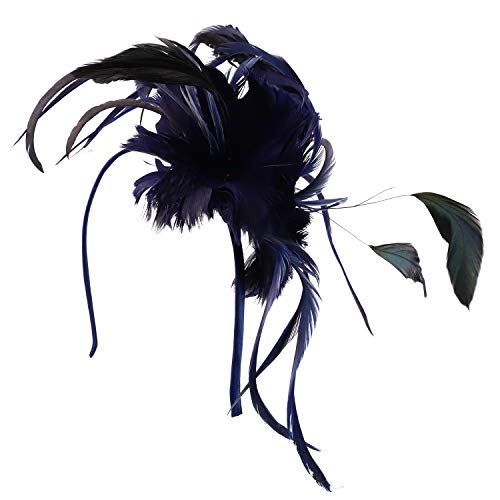 Trendy Apparel Shop Feathered Accented Lightweight Fascinators Headband