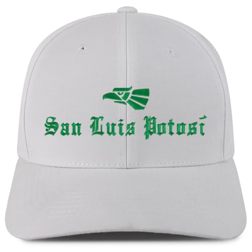 Trendy Apparel Shop San Luis Potosi Mexico State Embroidered 6 Panel Snapback Baseball Cap