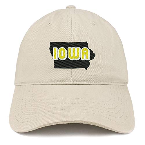 Trendy Apparel Shop Iowa State Embroidered Unstructured Cotton Dad Hat