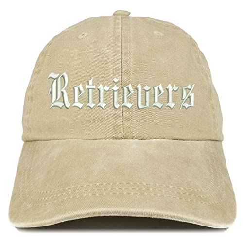 Trendy Apparel Shop Old English Retrivers Washed Pigment Dyed Baseball Cap