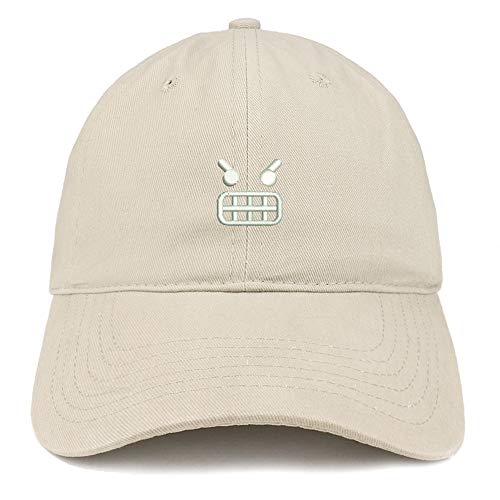 Trendy Apparel Shop Very Angry Embroidered Soft Crown Brushed Cotton Cap