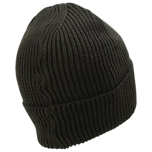 Trendy Apparel Shop Stretchy Cotton Knitted Cuff Beanie Hat