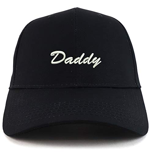 Trendy Apparel Shop Daddy Script Font Embroidered Sturctured Baseball Cap