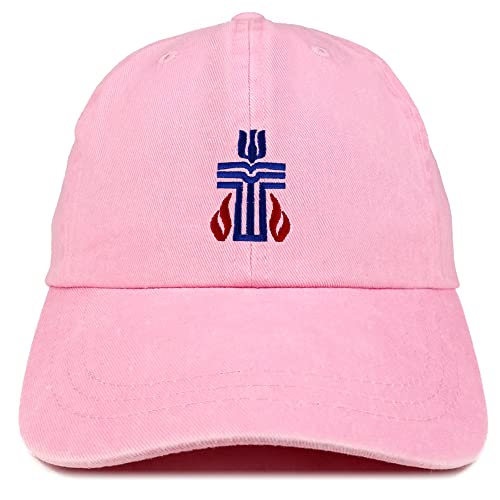 Trendy Apparel Shop Presbyterian Church Embroidered Pigment Dyed Washed Baseball Cap