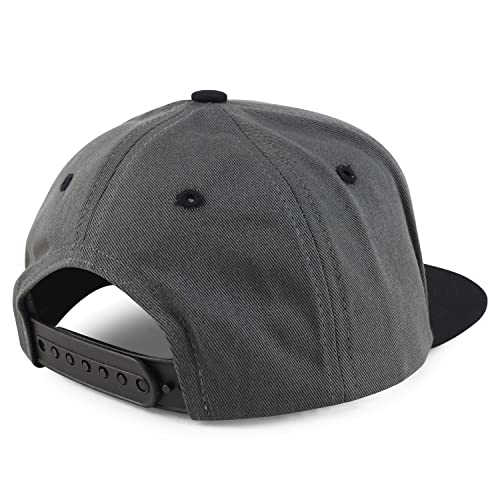 Trendy Apparel Shop Infant Plain Structured Soft Brushed Cotton Flatbill Snapback Baseball Cap