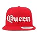 Trendy Apparel Shop Queen Old English Embroidered Flatbill Snapback