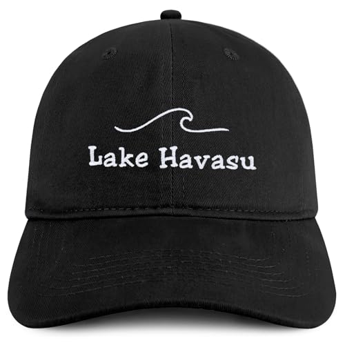 Trendy Apparel Shop Lake Havasu Embroidered Cotton Unstructured Low Profile Dad Hat