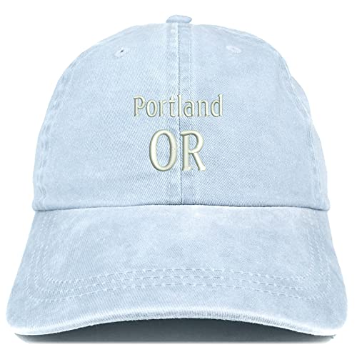 Trendy Apparel Shop Portland OR Embroidered Pigment Dyed Washed Baseball Cap
