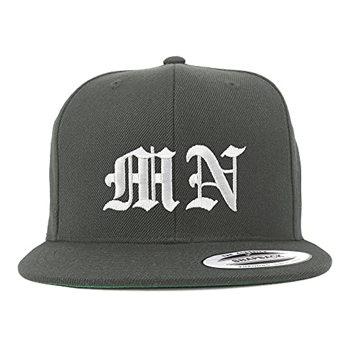Trendy Apparel Shop Minnesota MN Old English Embroidered Flatbill Snapback