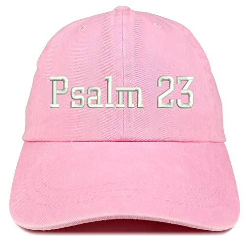 Trendy Apparel Shop Psalm 23 Washed Pigment Dyed Baseball Cap