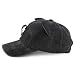Trendy Apparel Shop Washed Cotton Cat Ear Baseball Cap with Sunglasses Holder