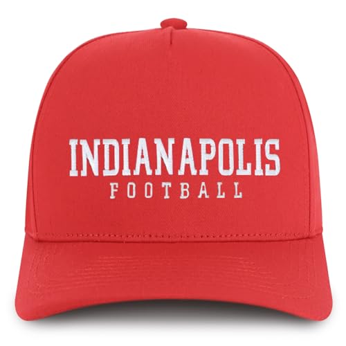 Trendy Apparel Shop Indianapolis Embroidered 5 Panel Structured Baseball Cap