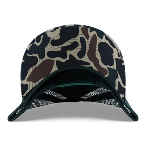 Trendy Apparel Shop 5 Panel Structured Crown Curved Bill Trucker Cap