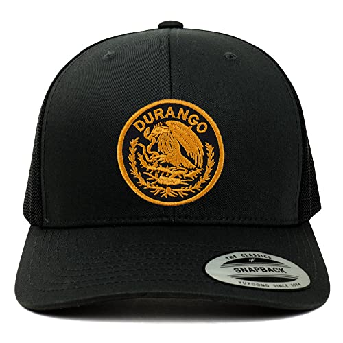 Trendy Apparel Shop Durango Mexico Patch 6 Panel Trucker Mesh Cap